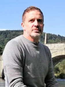Author Mark Bridgeman.