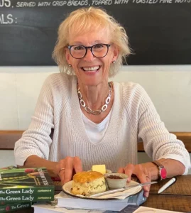 Image of food writer and historical novelist Sue Lawrence.