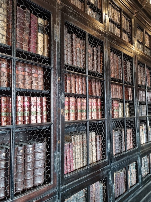 Interior of Chetham's Library